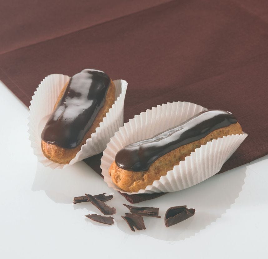 Éclair au chocolat