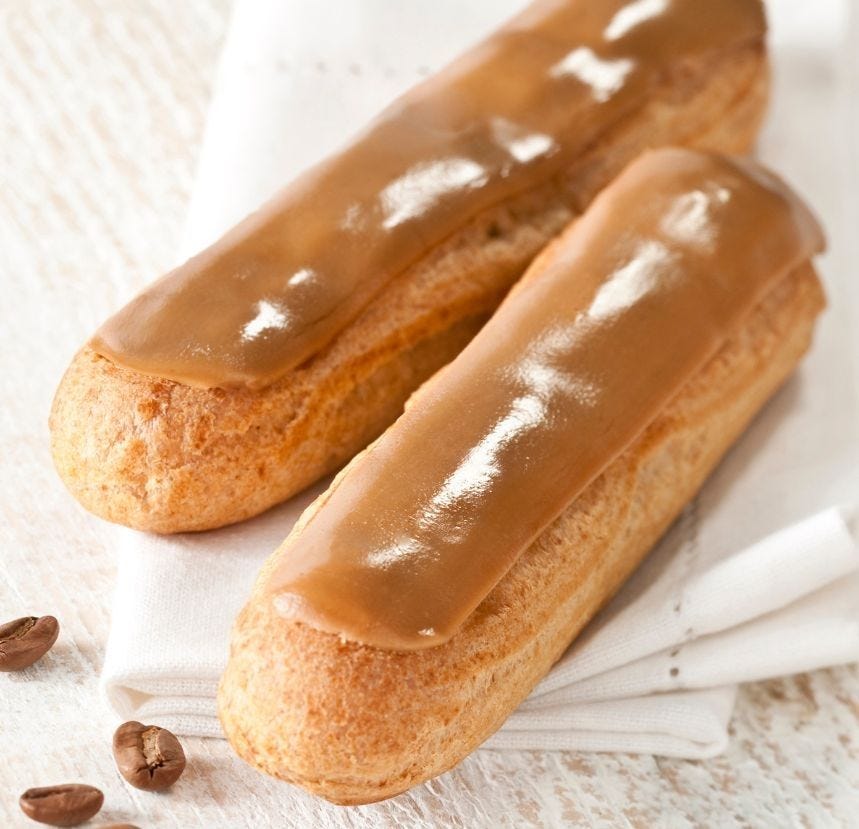 Éclair au café