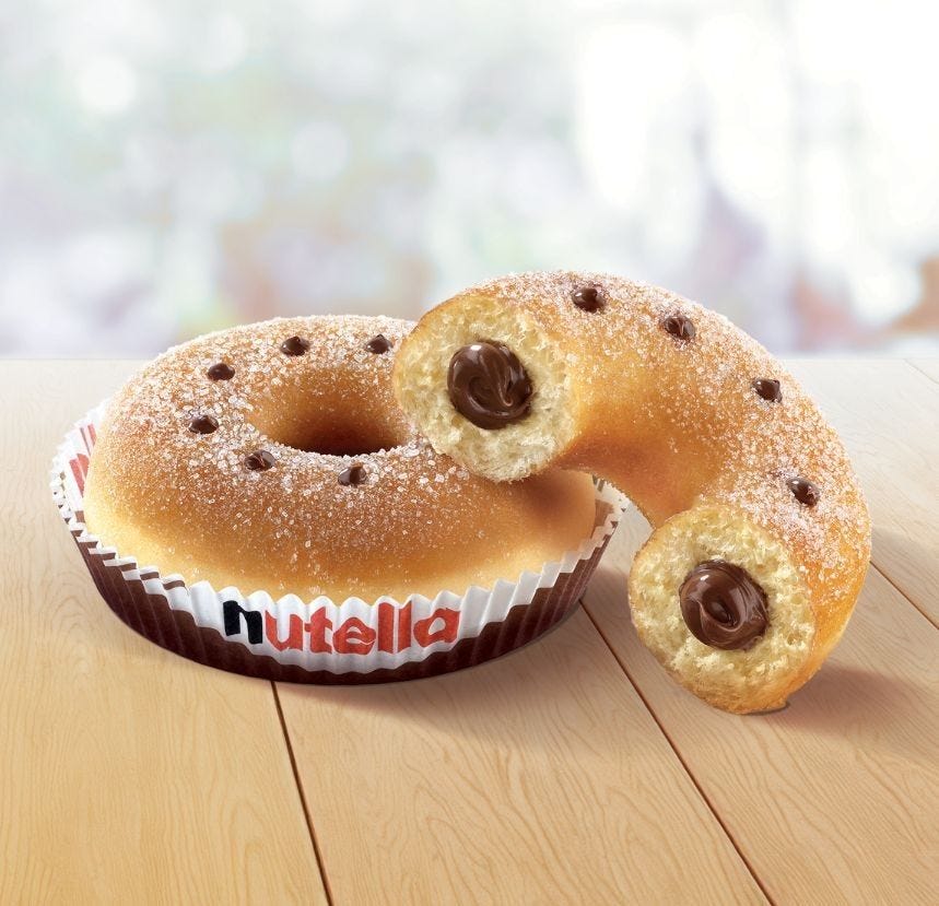 Donut fourré au Nutella®