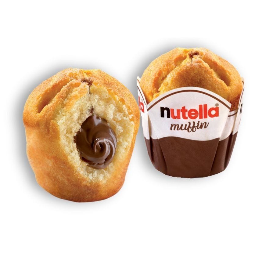 Muffin fourré au Nutella®