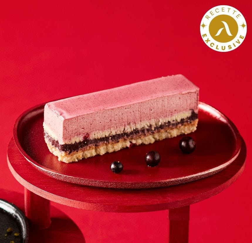 Entremets allumette açaï