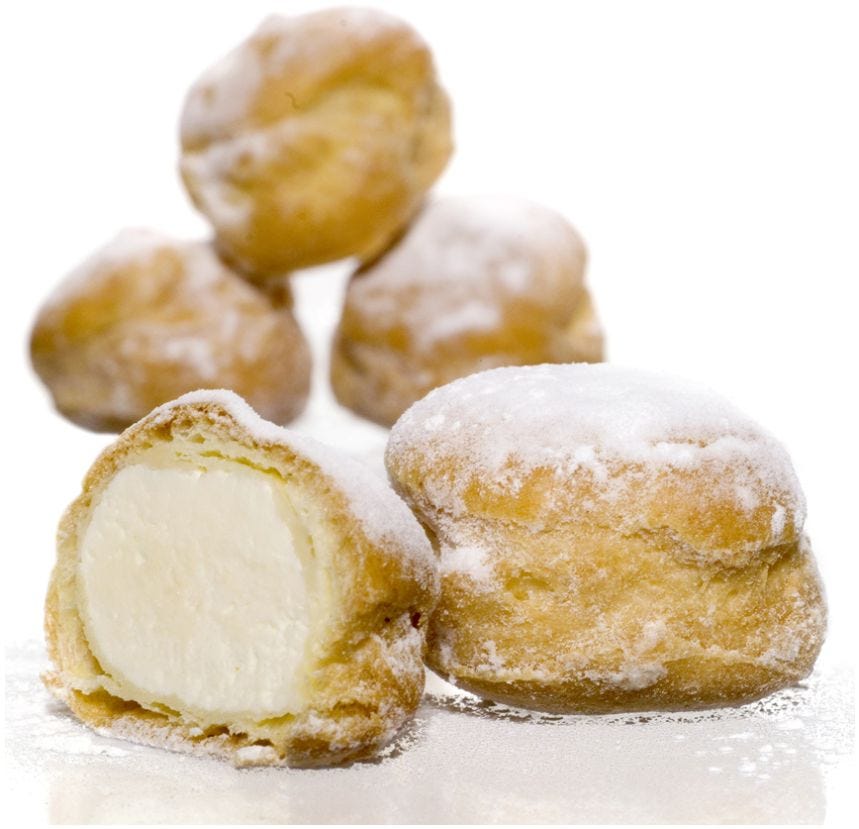 Mini chou à la vanille