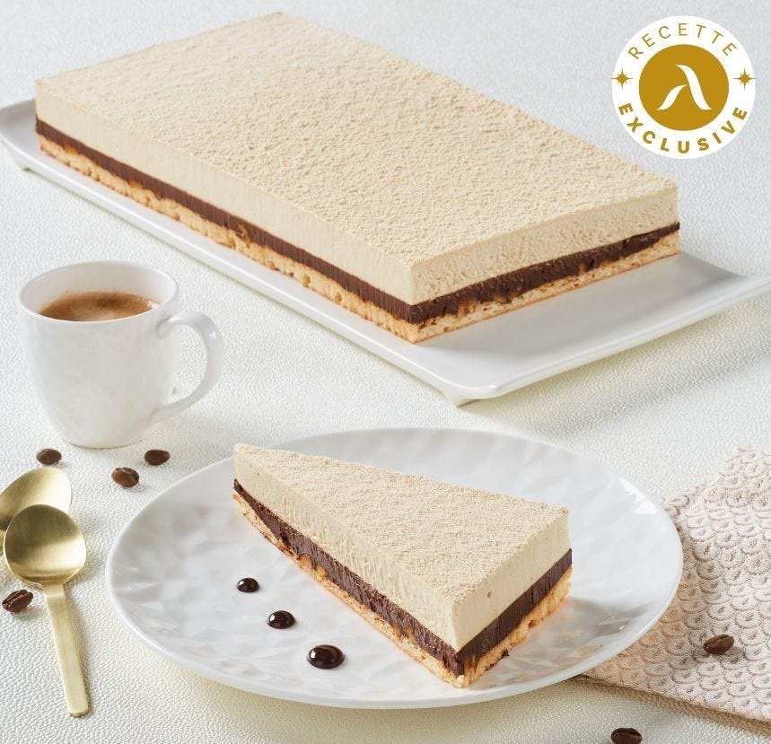 Entremets Intense café en bande