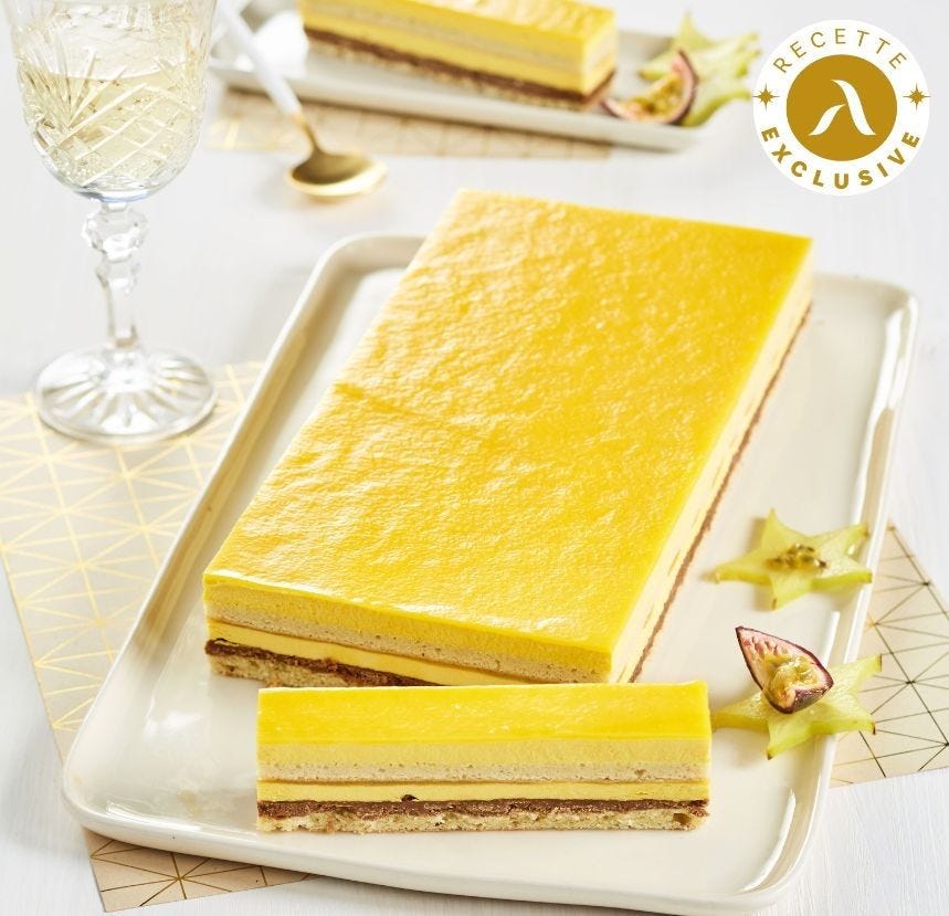 Entremets Intense exotique en bande