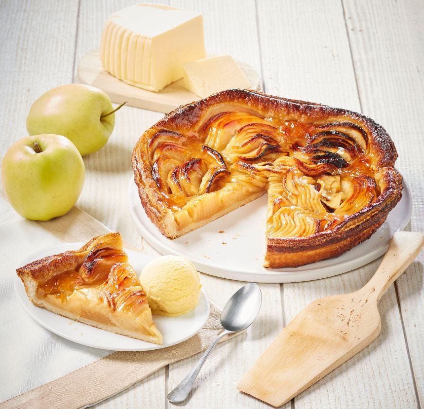 Tarte Cara© aux pommes au beurre