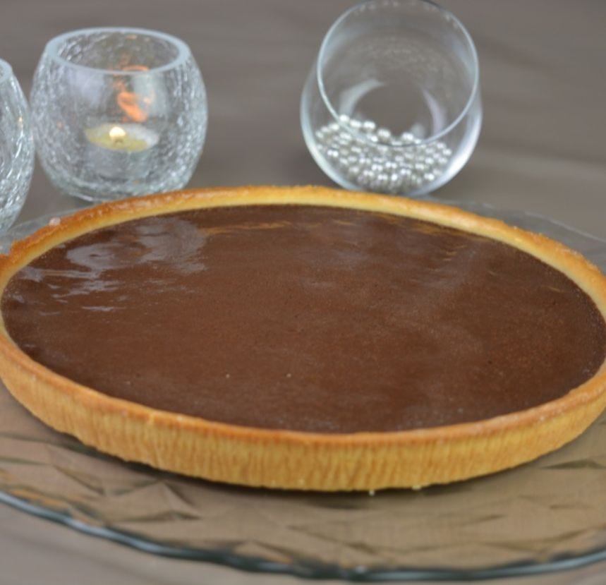 Tarte au chocolat précuite