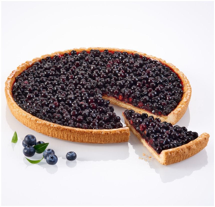 Tarte à la myrtille