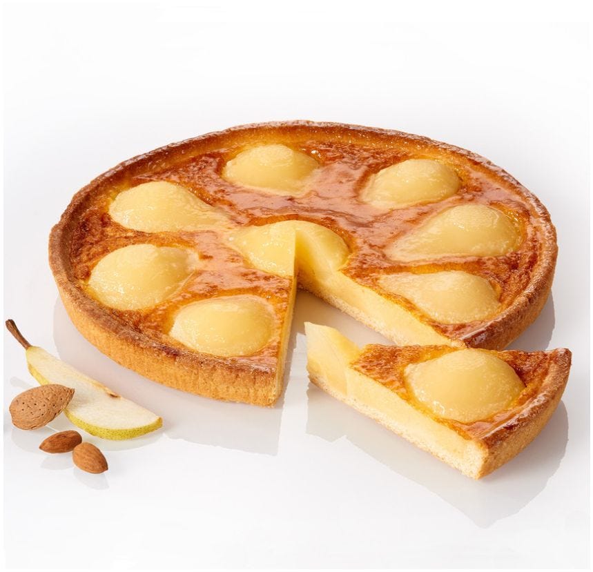 Tarte à la poire Bourdaloue