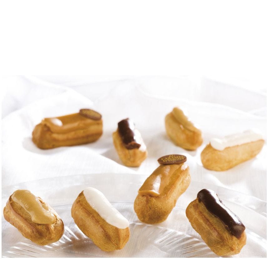 Assortiment de mini éclairs