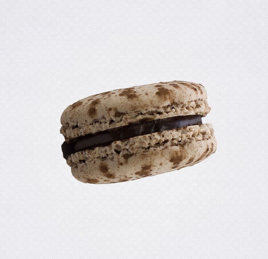 Macaron au chocolat 