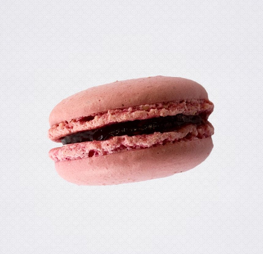 Macaron à la framboise