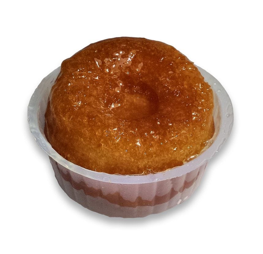 Mini baba au rhum