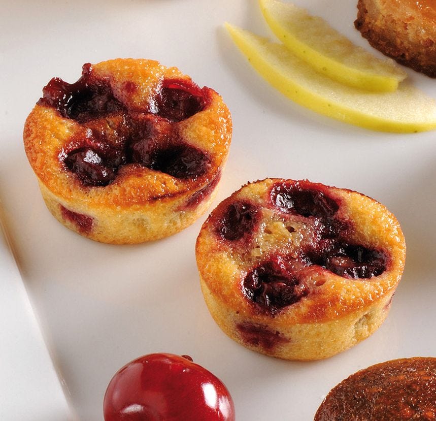 Mini clafoutis à la griotte 