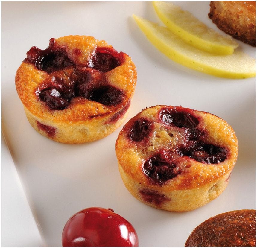Mini clafoutis à la griotte
