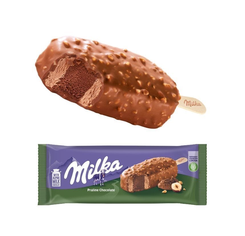 Bâtonnet praliné chocolat Milka®