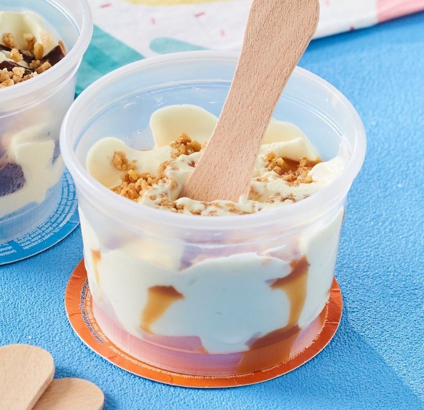 Cocoon vanille sauce caramel