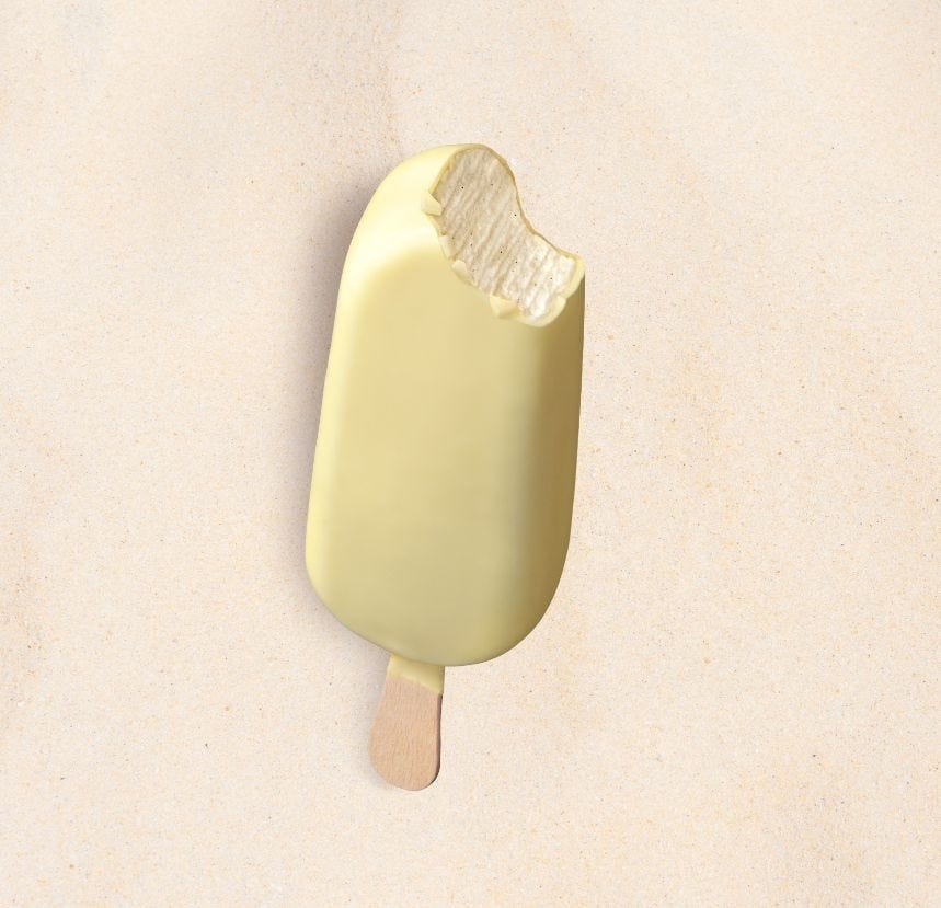 Bâtonnet vanille chocolat blanc