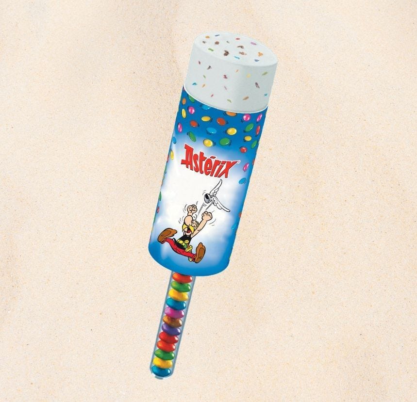 Push up parfum vanille et bonbons