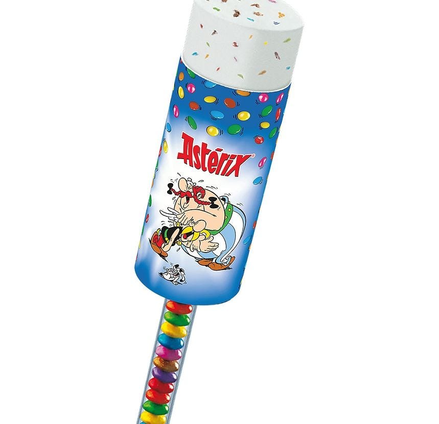 Push up parfum vanille et bonbons Asterix®