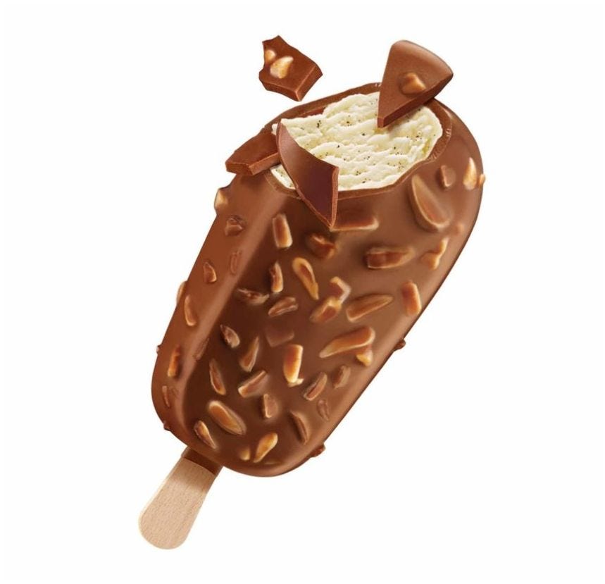Bâtonnet vanille chocolat amande