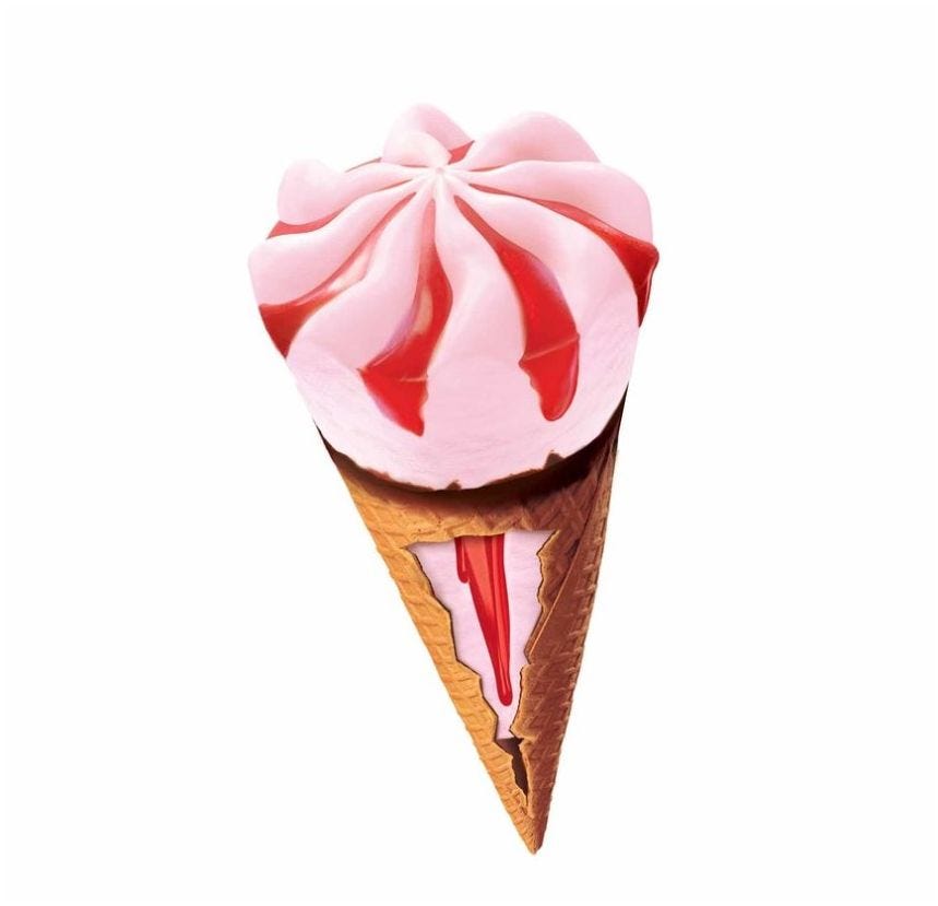 Cône Apolo fraise