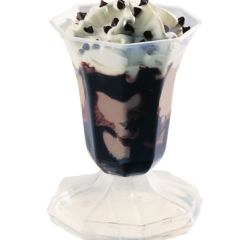 Coupe chocolat liégeois 
