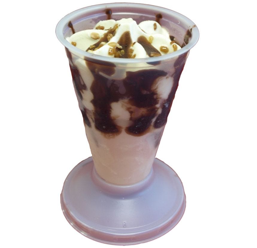 Coupe dame blanche