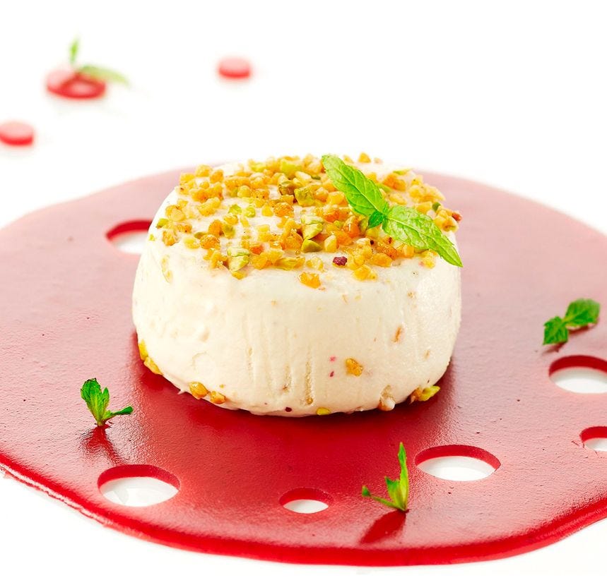 Palet de nougat glacé