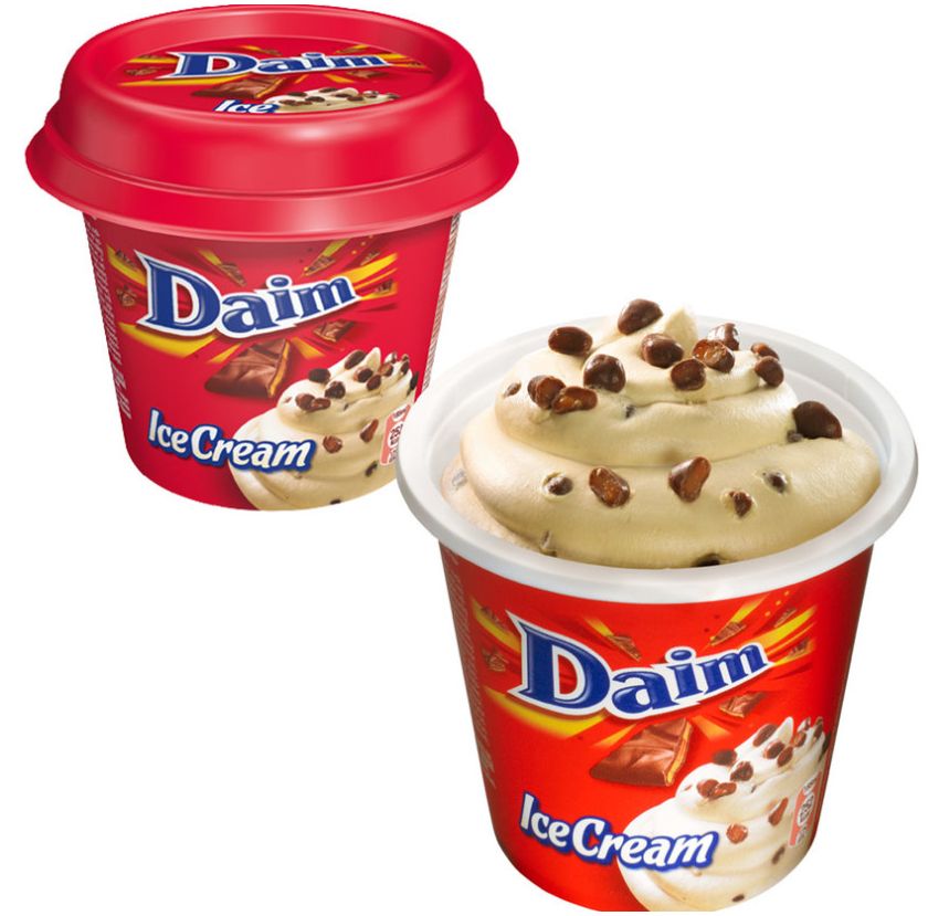 Pot de crème glacée Daim©
