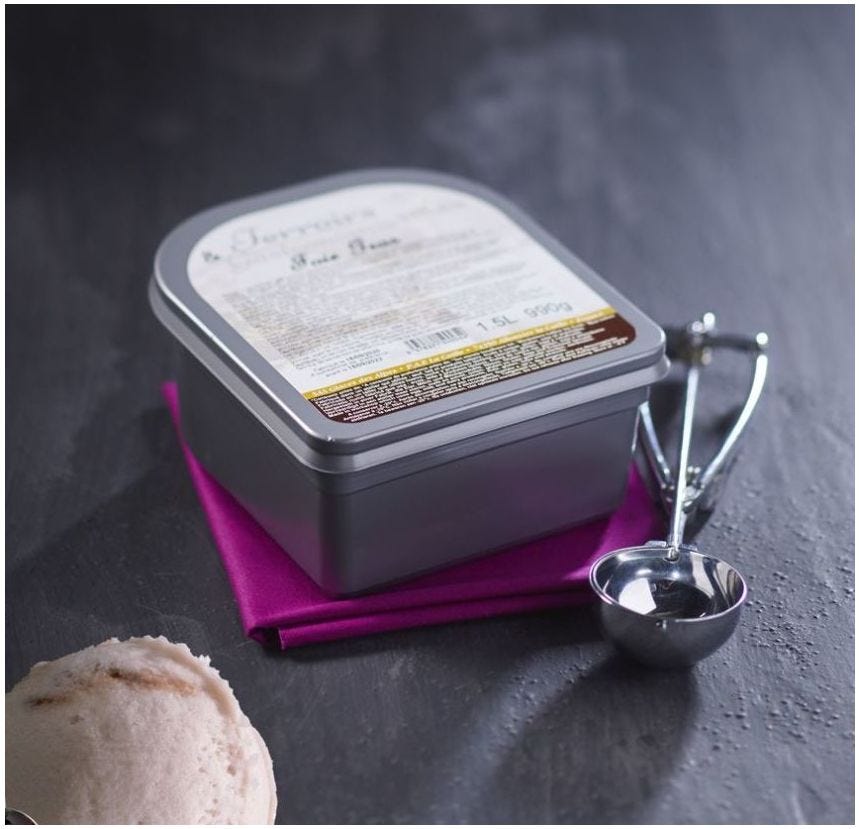 Sorbet maître artisan vinaigre balsamique de Modène