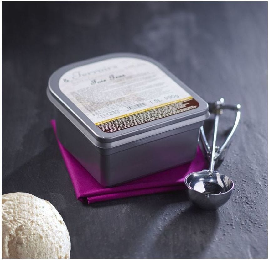 Glace maître artisan cèpe