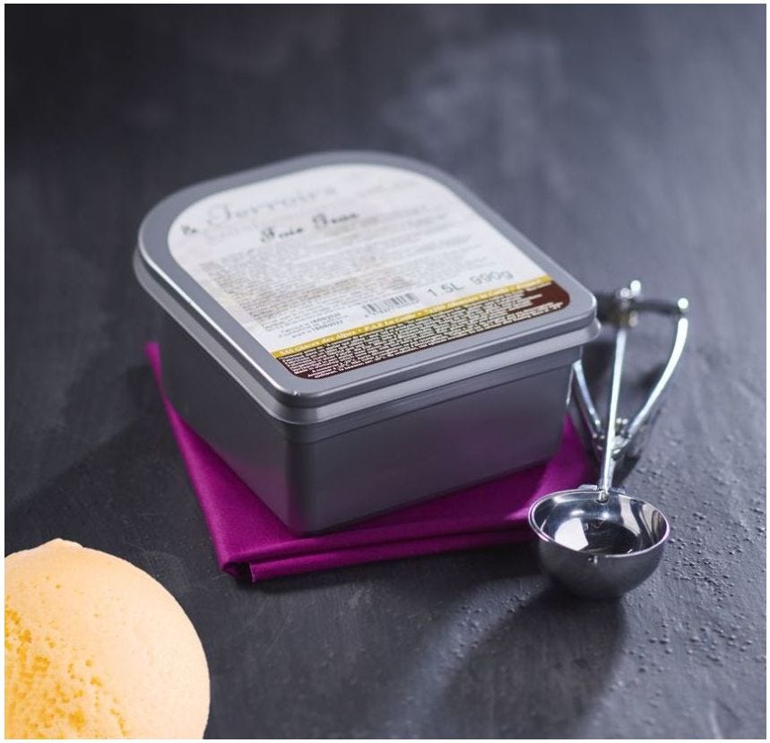 Glace maître artisan safran du Dauphiné