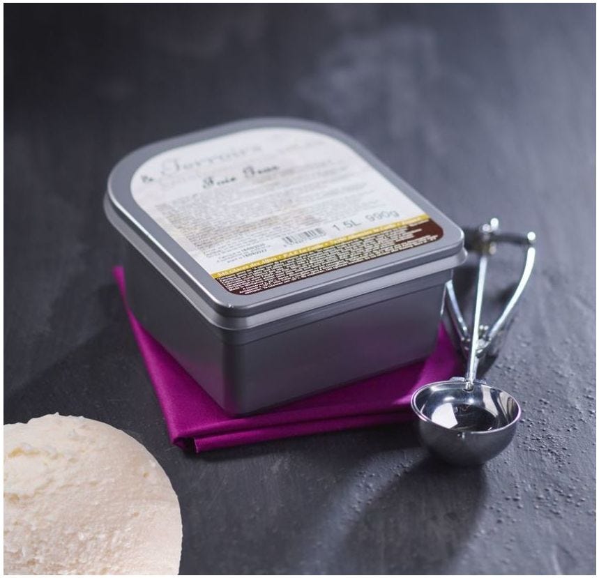 Glace maître artisan infusion café, cardamome