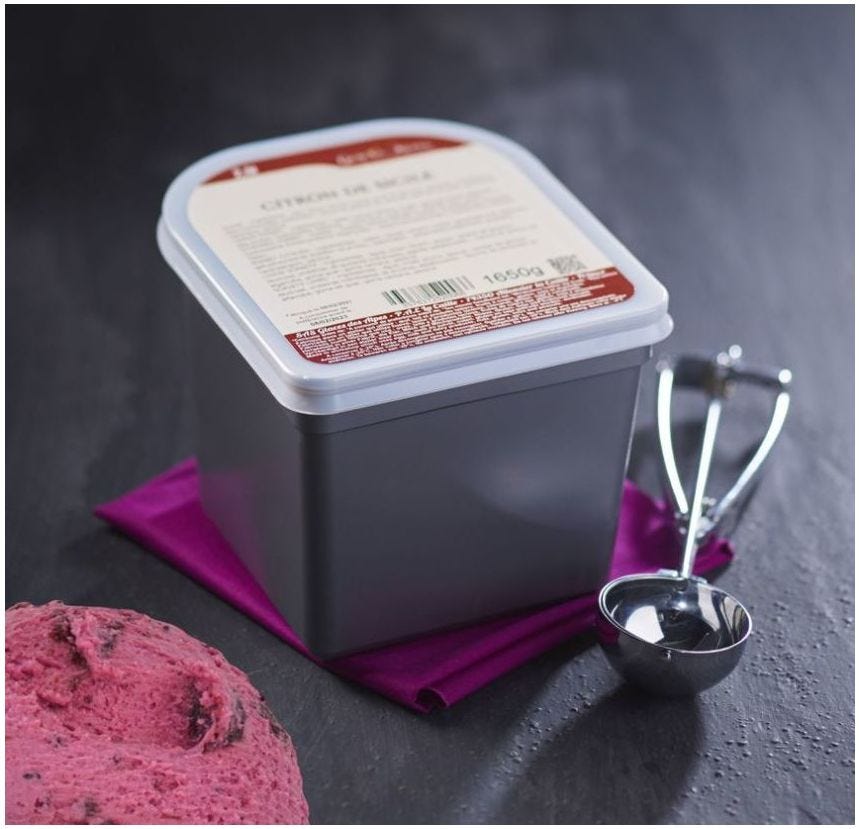 Glace maître artisan yaourt myrtille