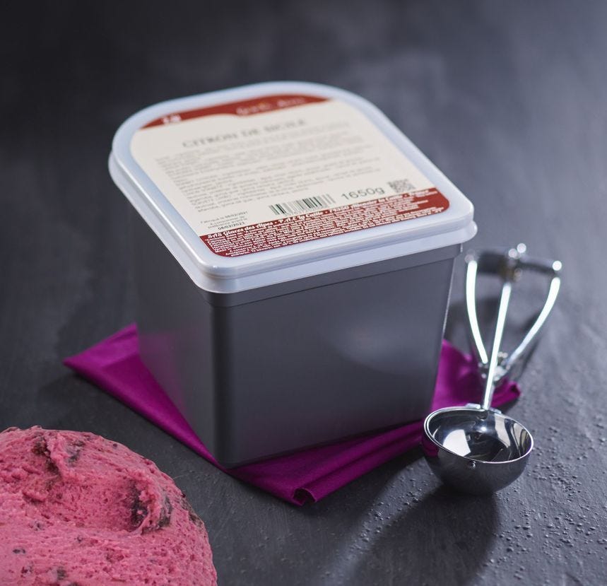 Glace maître artisan yaourt myrtille