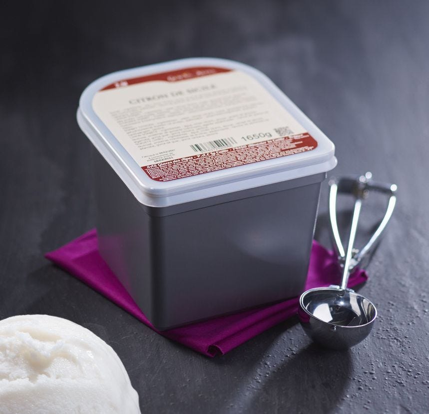 Glace maître artisan amande 