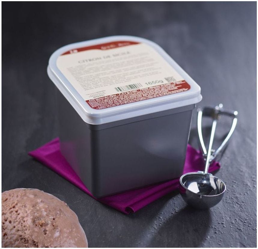 Glace maître artisan brownie
