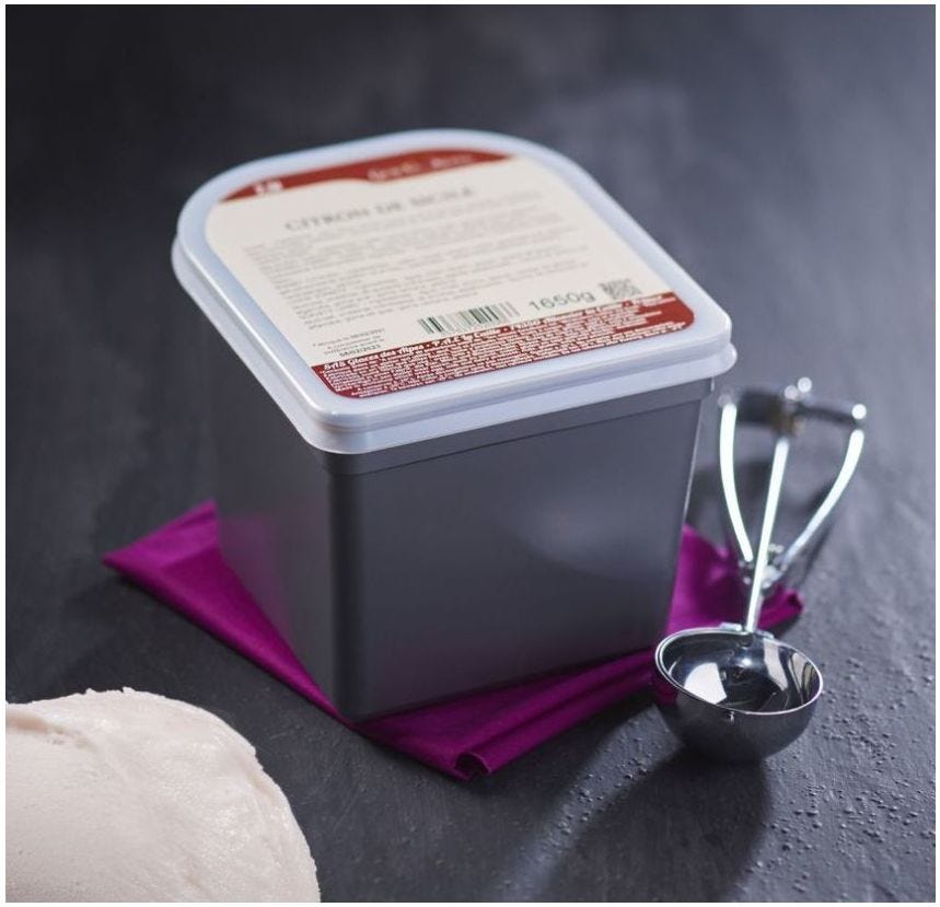 Glace maître artisan cacahuète