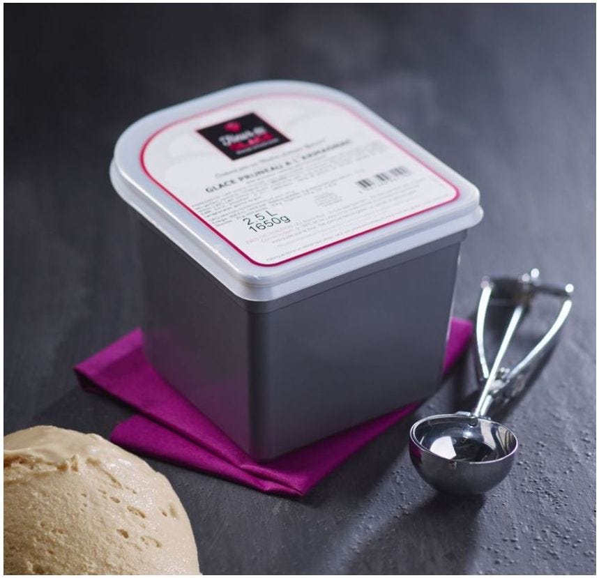 Glace maître artisan caramel au beurre salé