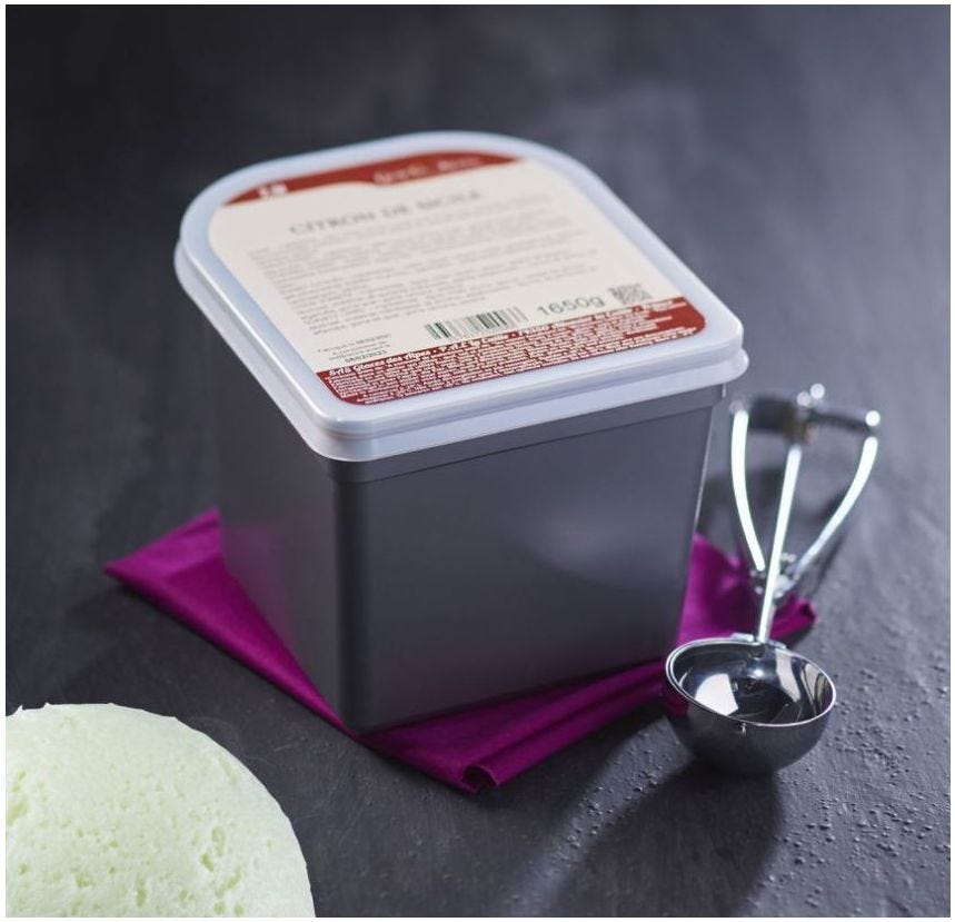 Glace maître artisan chartreuse