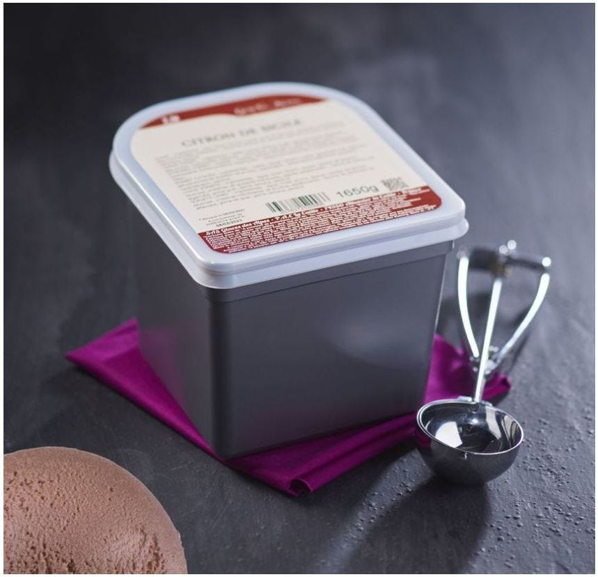 Glace maître artisan chocolat