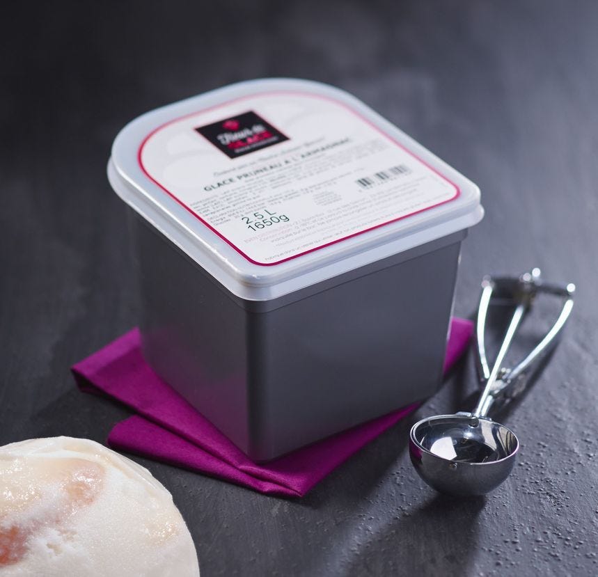 Glace maître artisan crème brûlée 