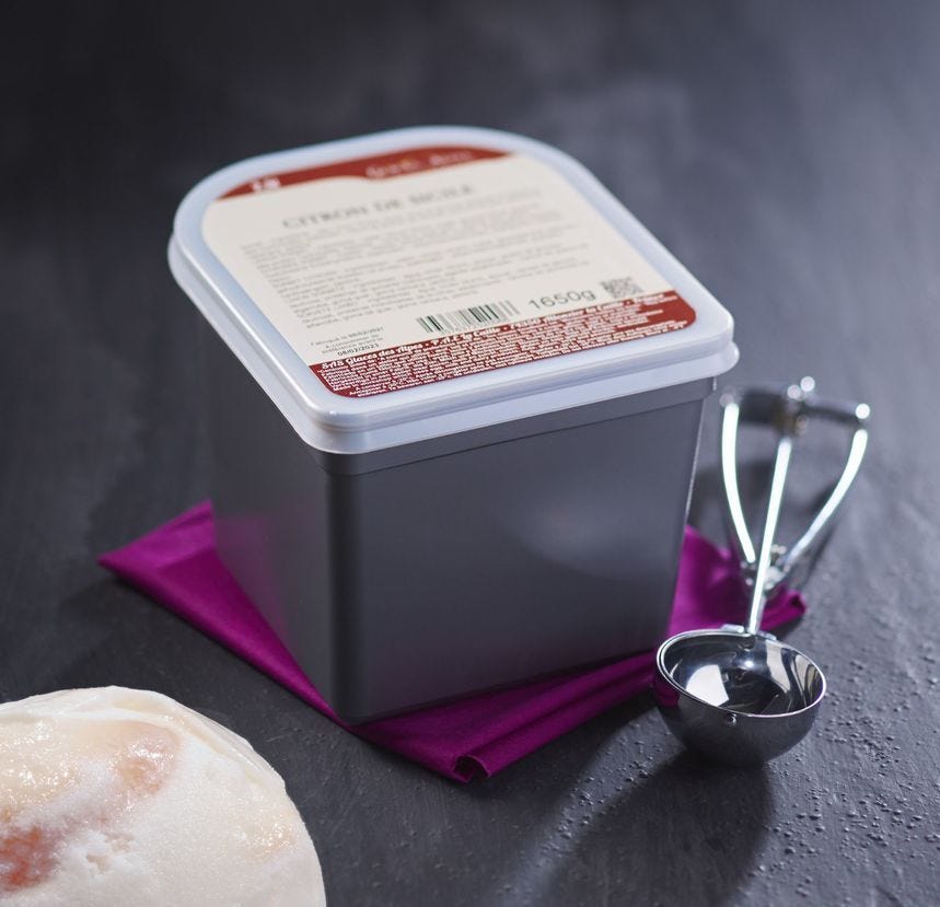 Glace maître artisan crème brûlée 