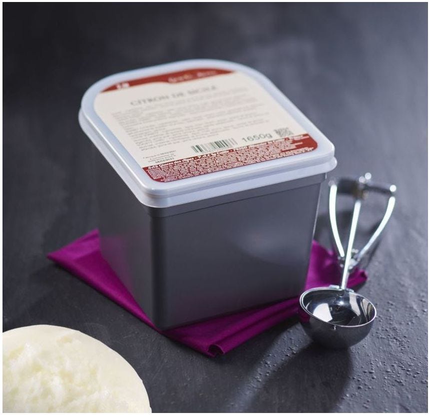 Glace maître artisan génépi