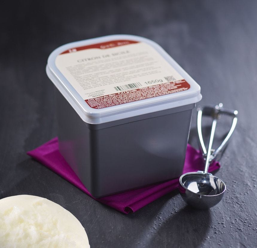 Glace maître artisan génépi