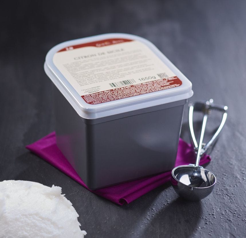 Glace maître artisan menthe