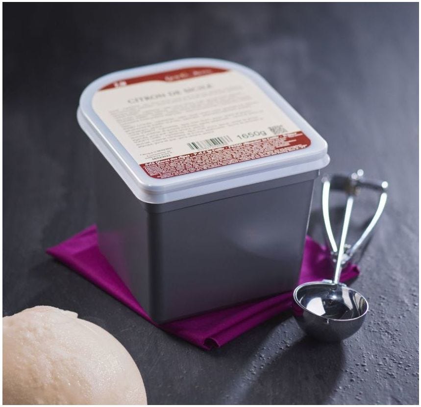 Glace maître artisan miel