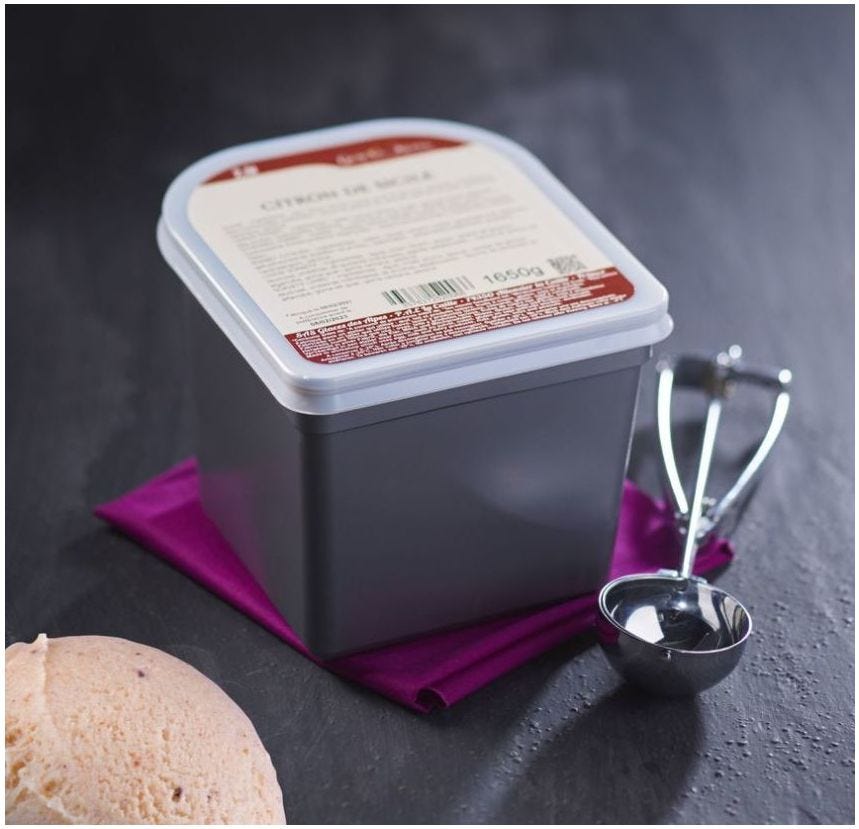 Glace maître artisan pain d’épices