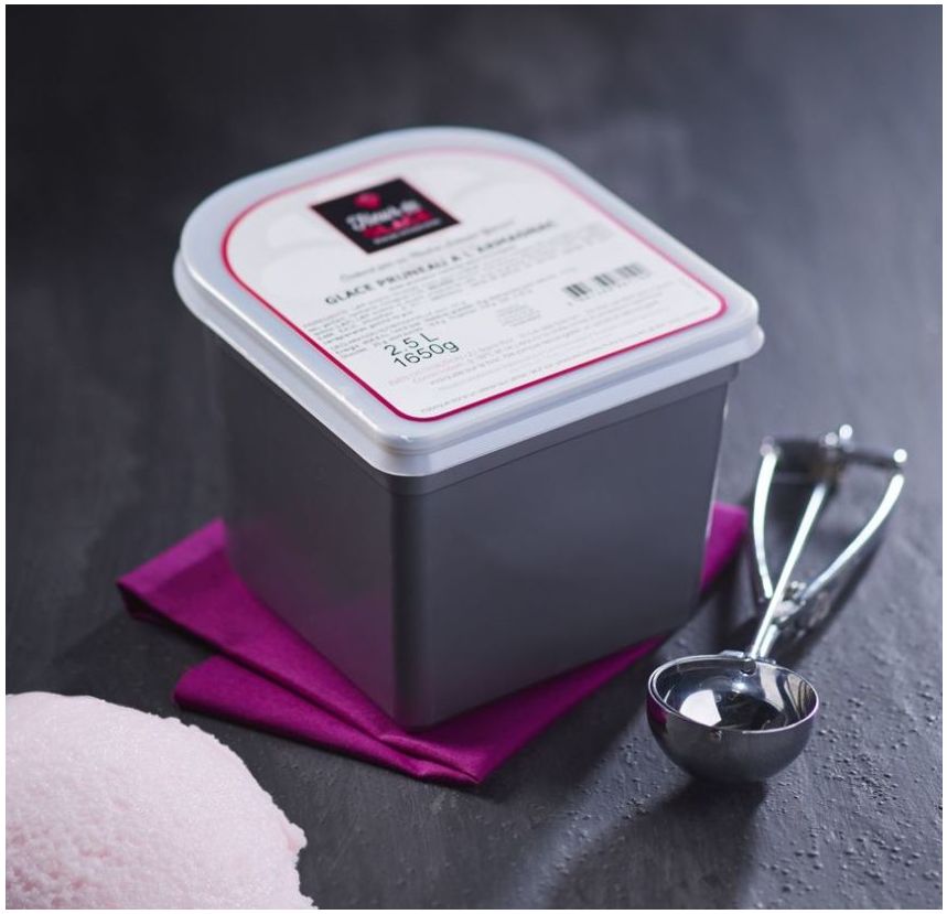 Glace maître artisan rose