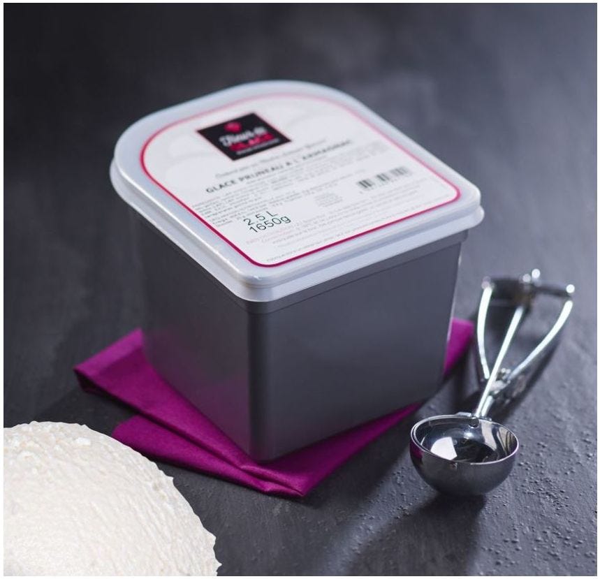 Glace végétale maître artisan lait d'amande